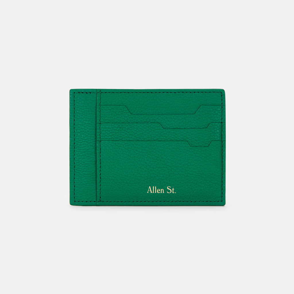 GREENWICH - GRAINED LEATHER CARDHOLDER – Allen St.